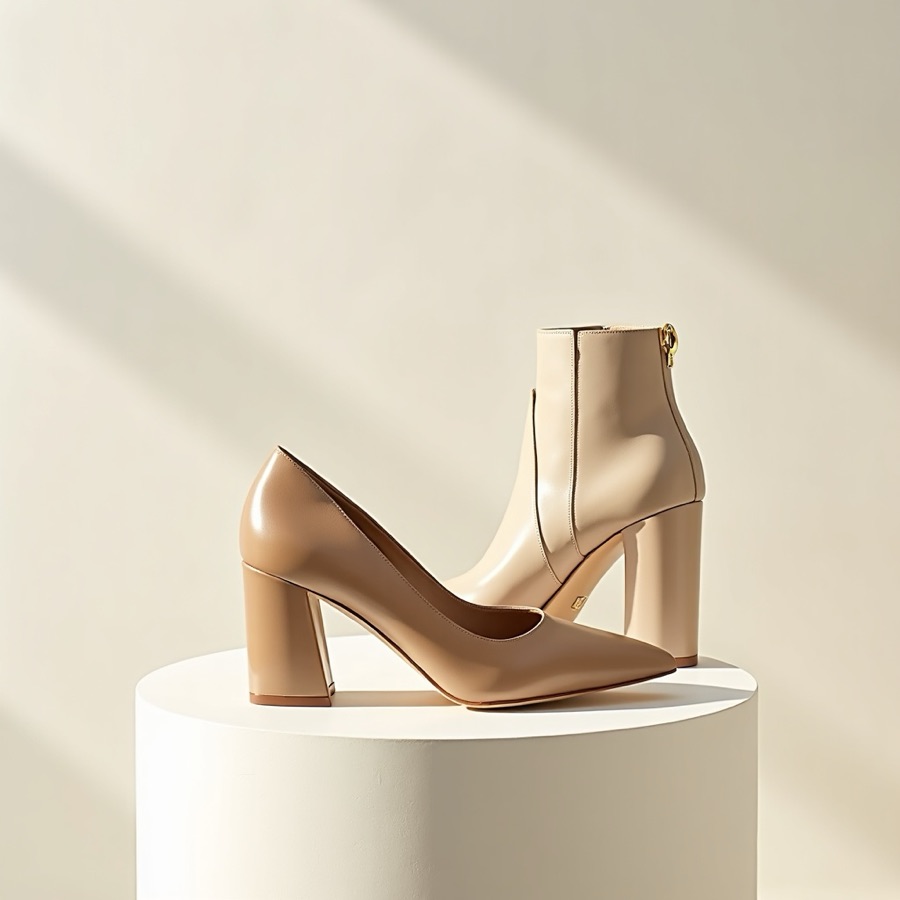 Women's pumps and beige boots from MONDIAF SRL